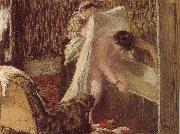 Edgar Degas, woman after bath